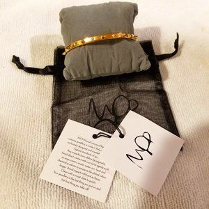 Maria Francesca Pepe Goldtone Spike Cuff Bracelet